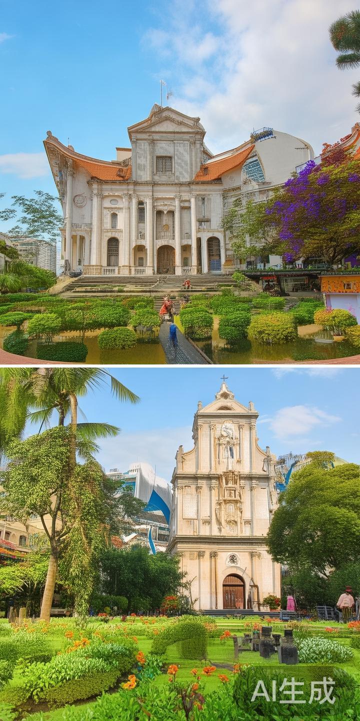 在享受现代娱乐的同时，氹仔丰富的历史文化遗迹也不容